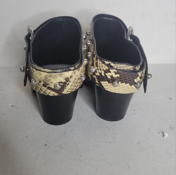 Rebecca Minkoff Sallest Too Block Heel Mules SZ 7.5 - Picture 5 of 9
